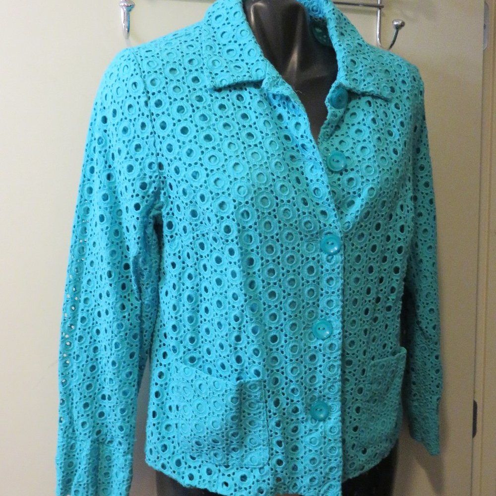 APPLESEED'S 100 % COTTON JACKET/BLAZER, SZ LARGE